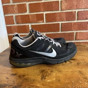 Nike Mens Air Max Defy RN 599343-020 Black Silver Running Shoes Lace Up Size 10